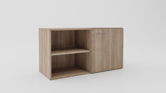 Credenza One Door And Open Shelf