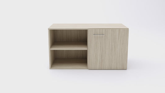 Credenza One Door And Open Shelf