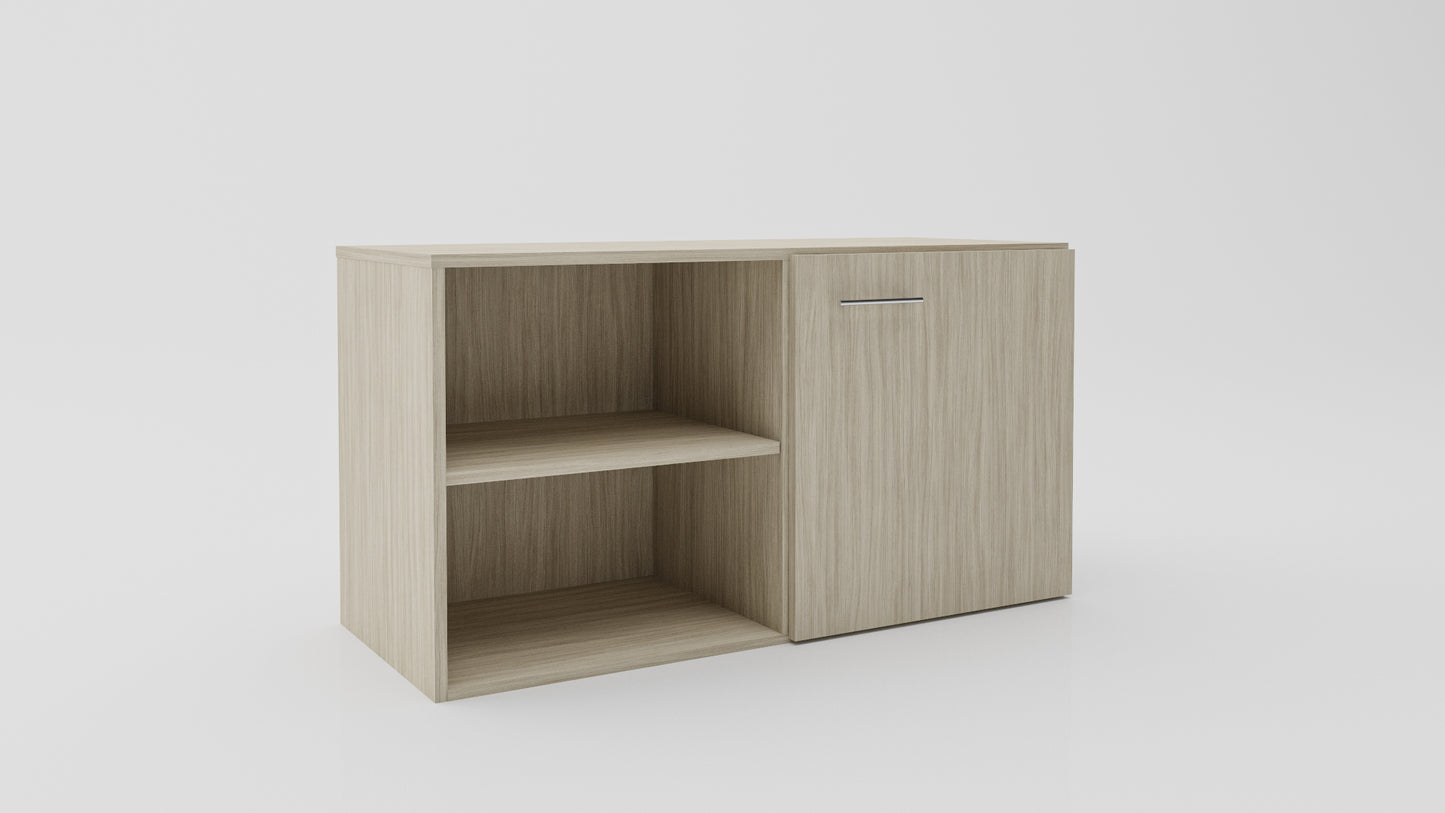 Credenza One Door And Open Shelf