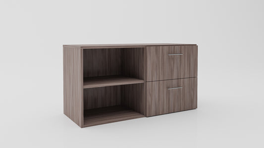 Credenza Two Drawers And Open Shelf