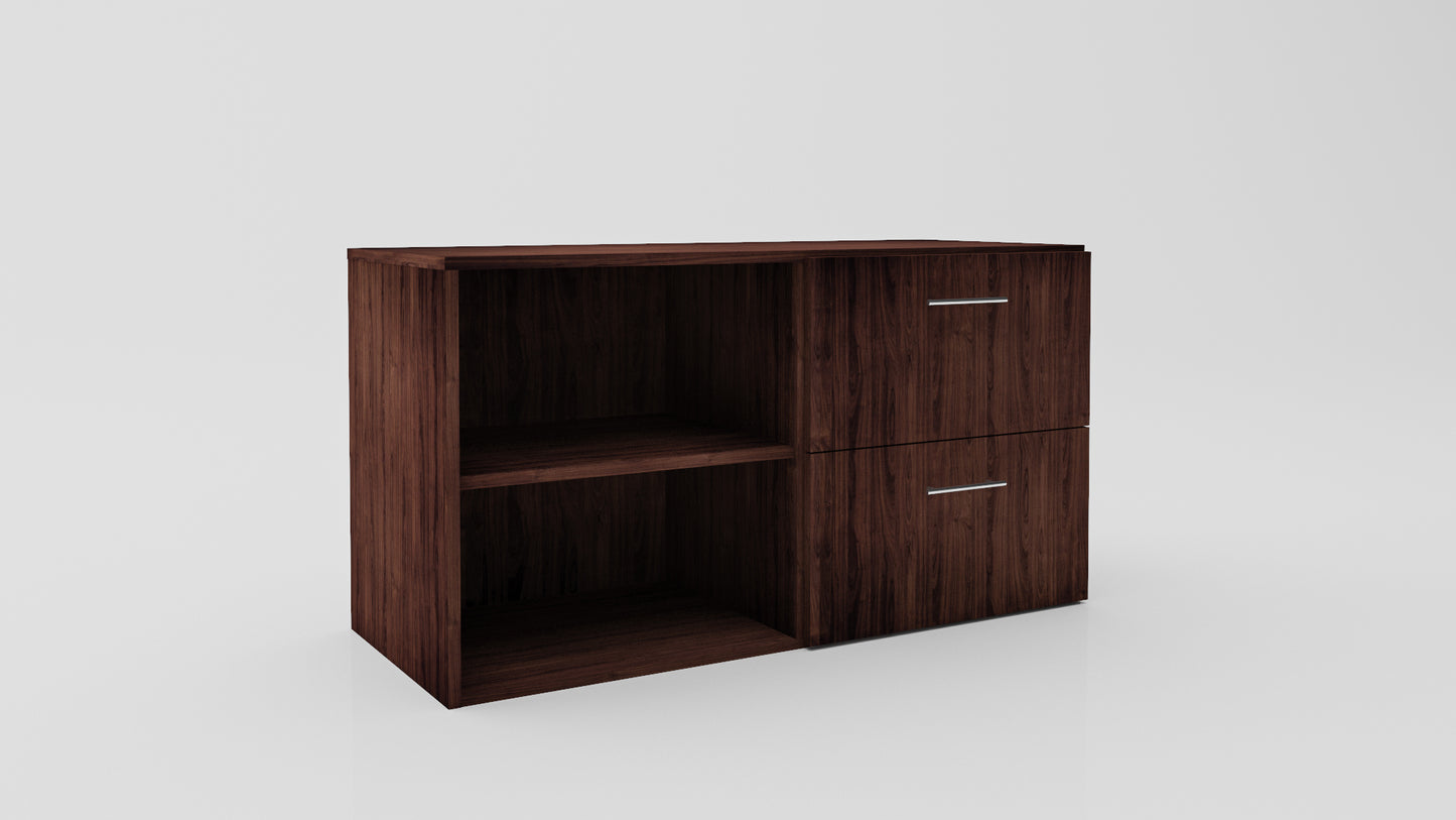 Credenza Two Drawers And Open Shelf