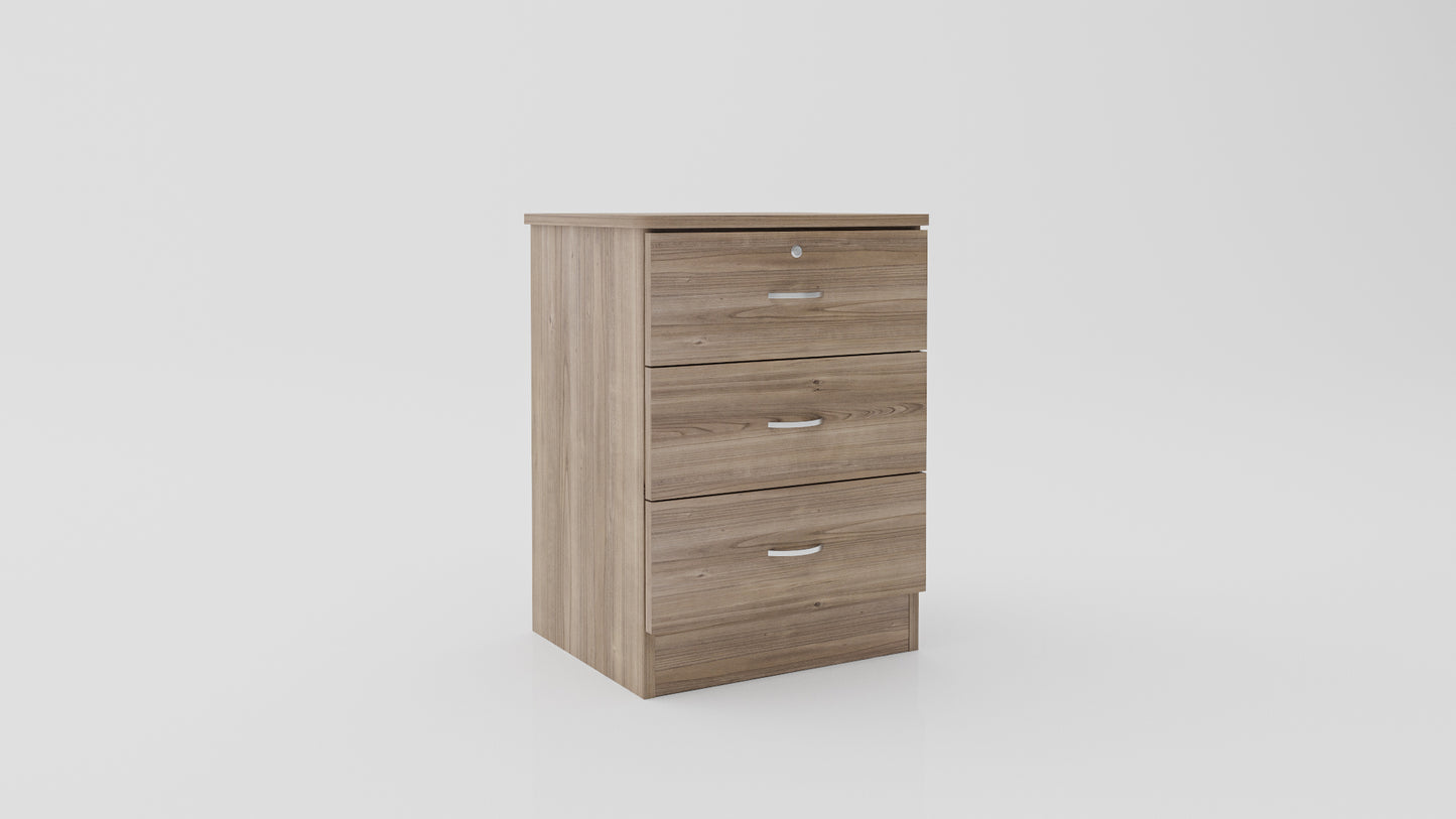 Three Drawer Nightstand