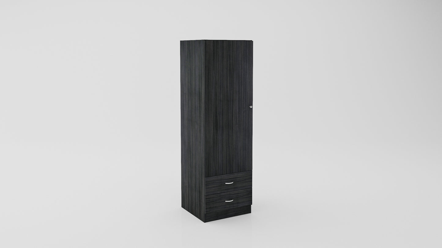 Wardrobe 1 Door & 2 Drawers