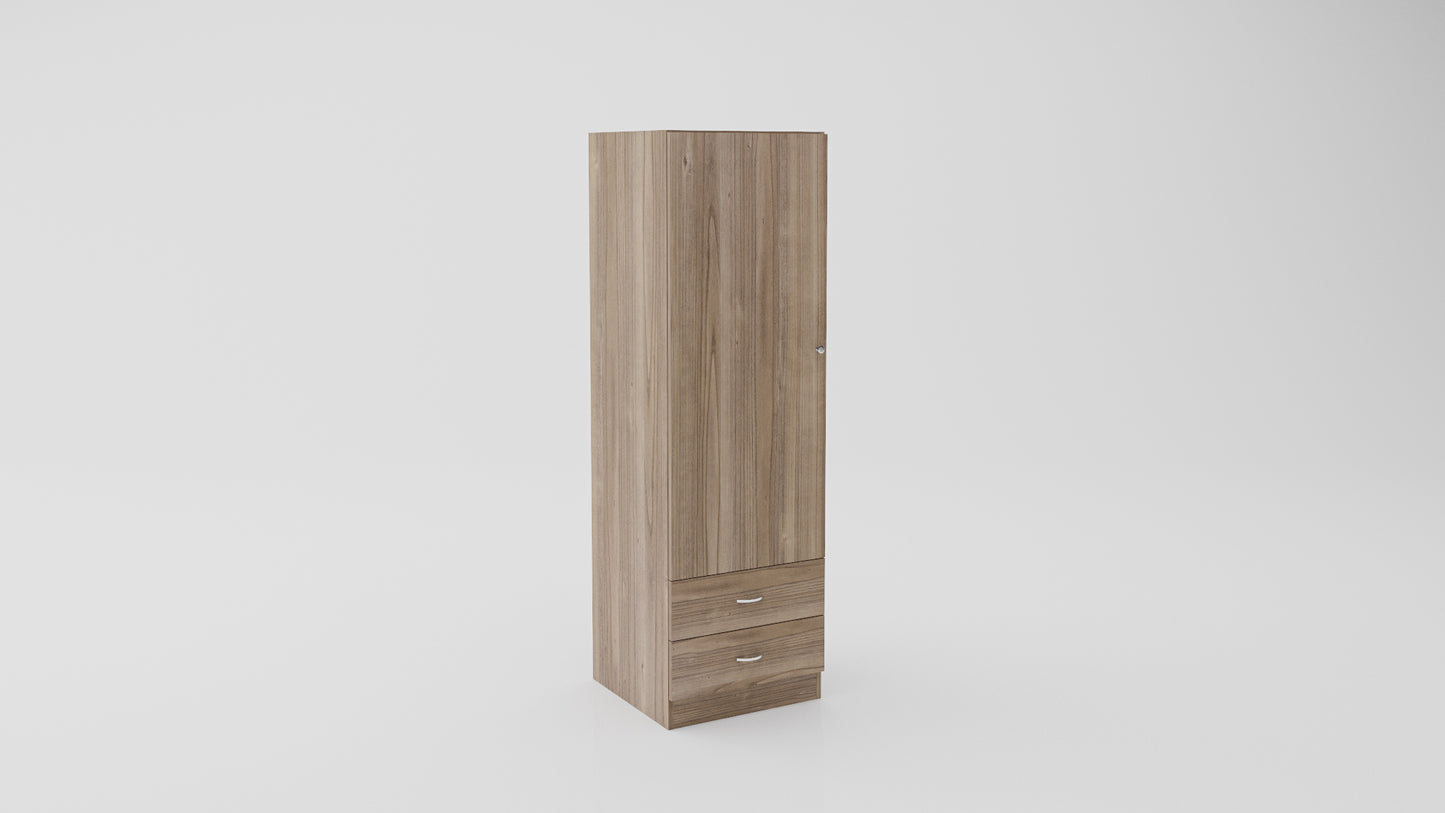 Wardrobe 1 Door & 2 Drawers