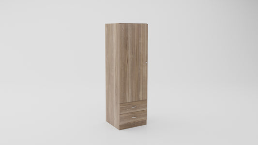 Wardrobe 1 Door & 2 Drawers