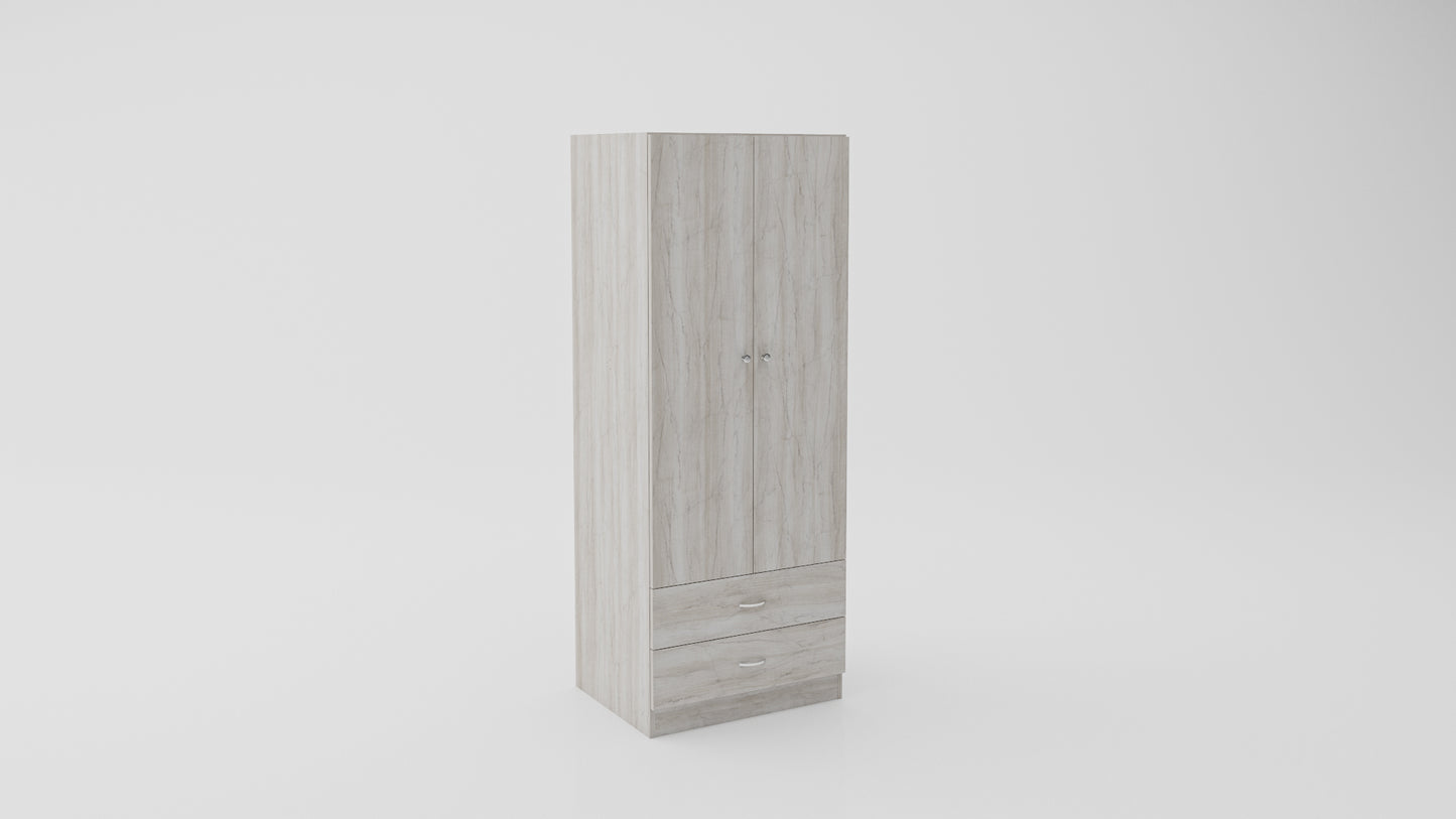 Wardrobe 2 Doors & 2 Drawers